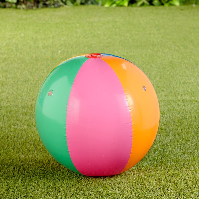 Inflatable Sprinkler Ball - 60cm PVC Beach Family Water Games Summer Toy