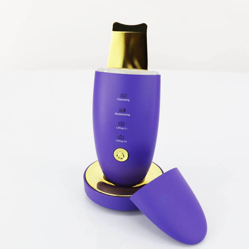 Ultrasonic Skin Scrubber - Vibration Face Spatula Blackhead Remover Clean Tool