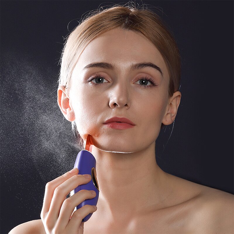 Electric Facial Spatula - Ultrasonic Exfoliator Pore Cleaning Blackhead Tool