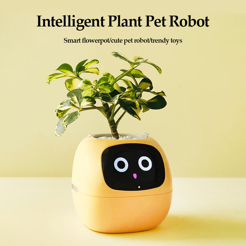 USB Pet Planter - Automatic Water Absorption Plastic Resin Vase Intelligent Gift
