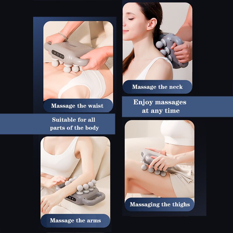 8-Head Fascia Gun - Factory Direct 9 Intensity 25W 39.5x18.5x12.5cm Color Box