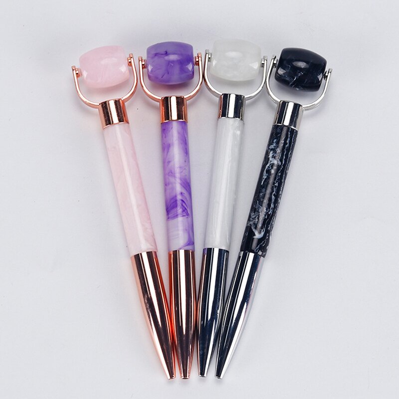 Rotary Facial Pen - Custom Logo Funny Resin Multi-Function Office Massage Tool