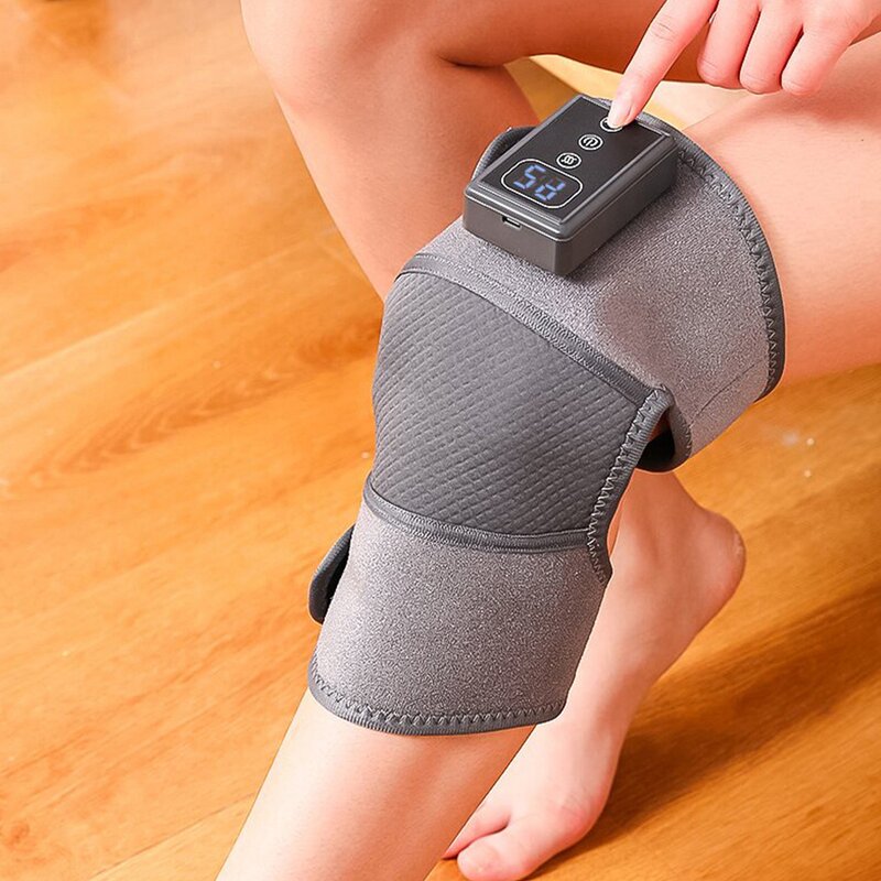Cordless Heated Knee Brace - Shoulder Elbow Wrap Heat Vibration Pain Relief Tool