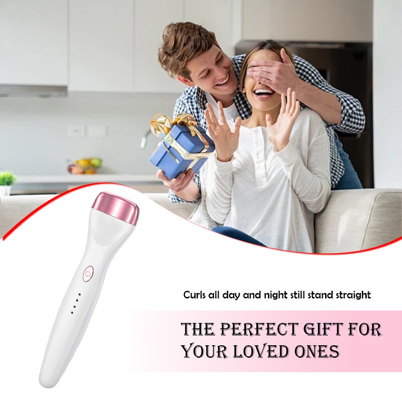 Heated Eyelash Curler - Custom Logo Rechargeable Portable Mini Silicone Travel Kit