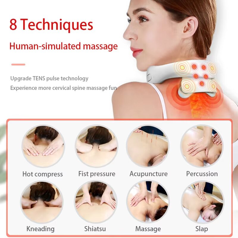 Neck & Shoulder Massager Manufacturer - 2025 Best Seller Electric Smart Rechargeable with Heating Function