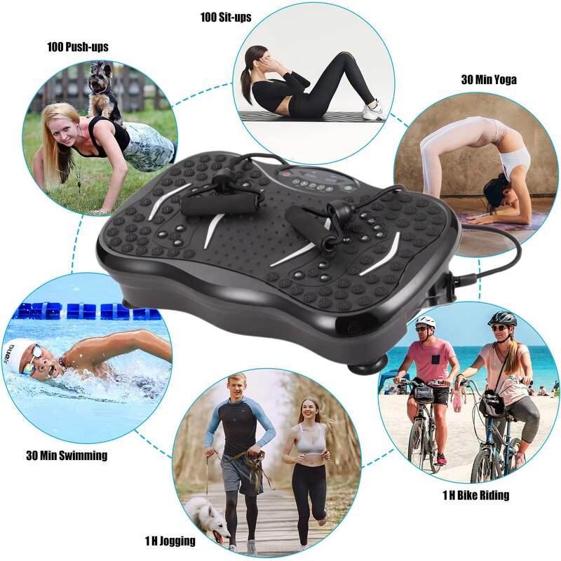 Vibration Plate Machine Manufacturer - Electric 3D Power Fit for Whole Body Slimming ABS 1 Year