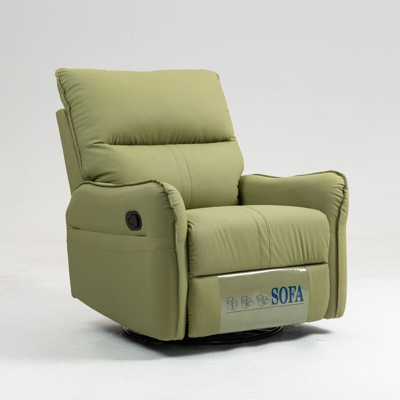 Massage Chair Manufacturer - High Quality Green Synthetic Leather Modern Recliner Customizable Extendable Foldable