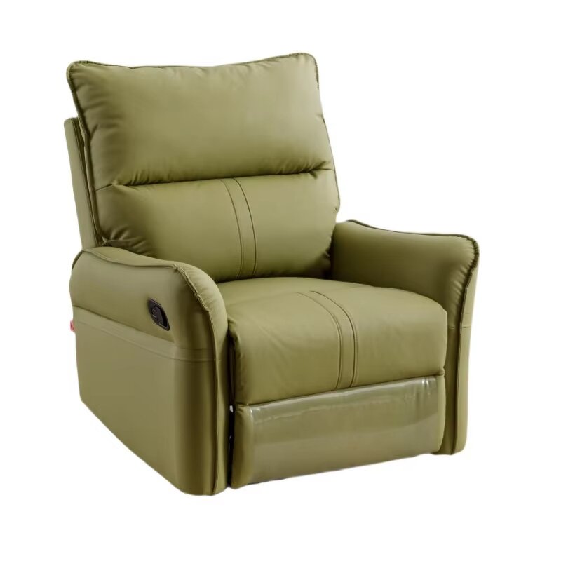 Massage Chair Manufacturer - High Quality Customizable Modern Recliner Green Synthetic Leather Extendable Foldable