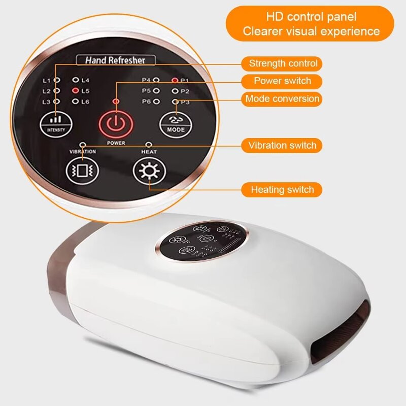 Hand Massager Manufacturer - 2025 New Electric Air Compression & Heat Therapy Shiatsu Vibration USB