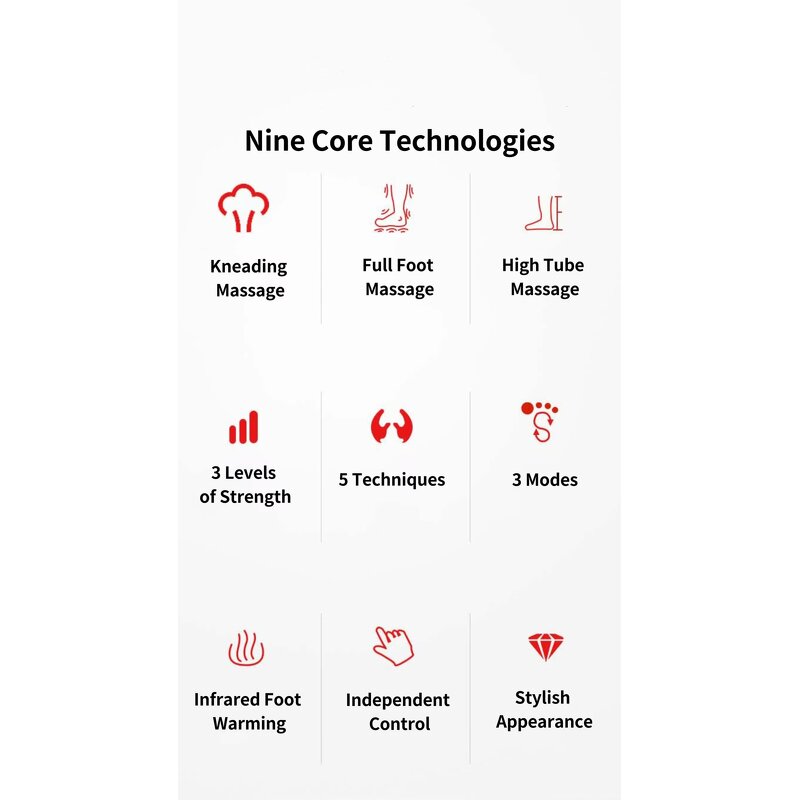 Leg Massager Manufacturer - Teenager Sports Heated with Air Compression Thermostatic