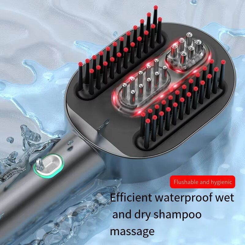 Scalp Massager Manufacturer - Portable Waterproof Rechargeable Hair Oil Applicator Head Brush for Hair Growth