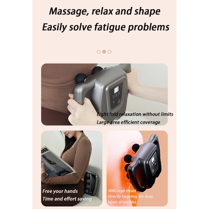 Fascia Gun Manufacturer - Hot Selling OEM ODM Professional 8 Head Wireless High-frequency