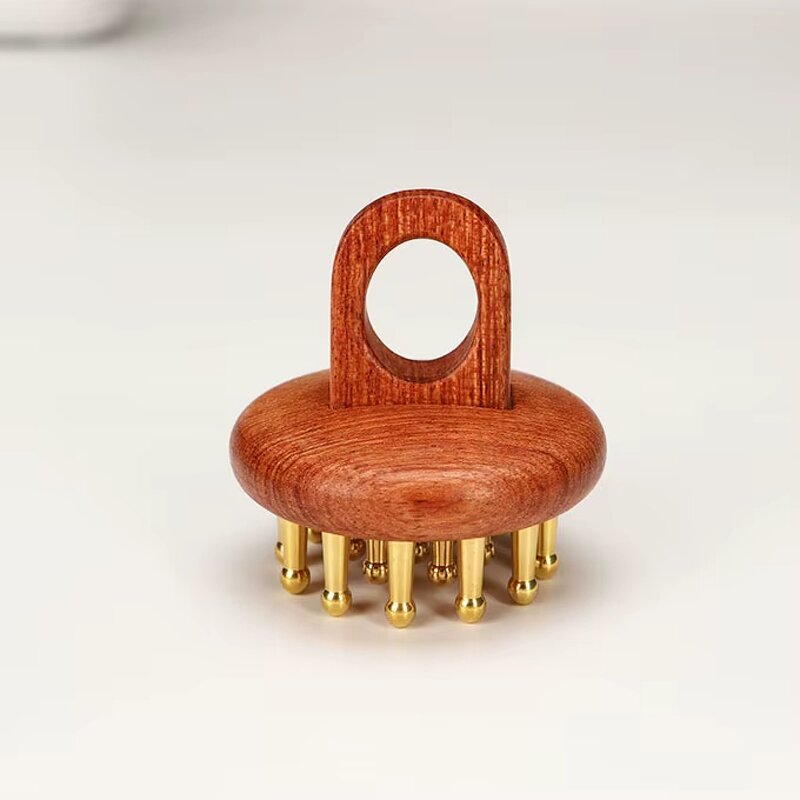 Hair Comb Manufacturer - Multifunctional Massager Natural Wooden for Head Scalp Meridian Channel