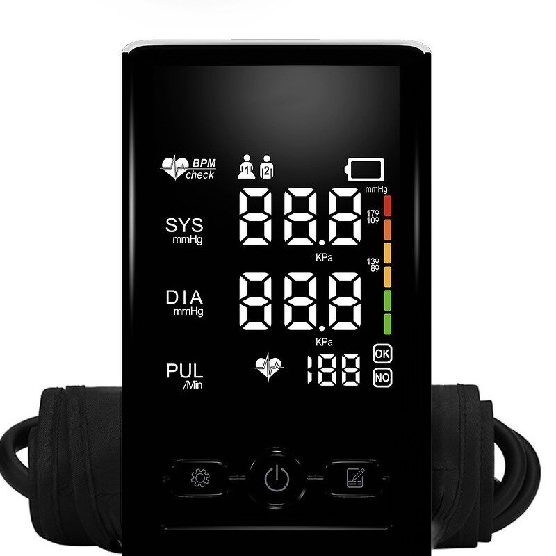 Blood Pressure Monitor Manufacturer - Fully Automatic Electric Sphygmomanometer Upper Arm Medical Electronic Digital BP