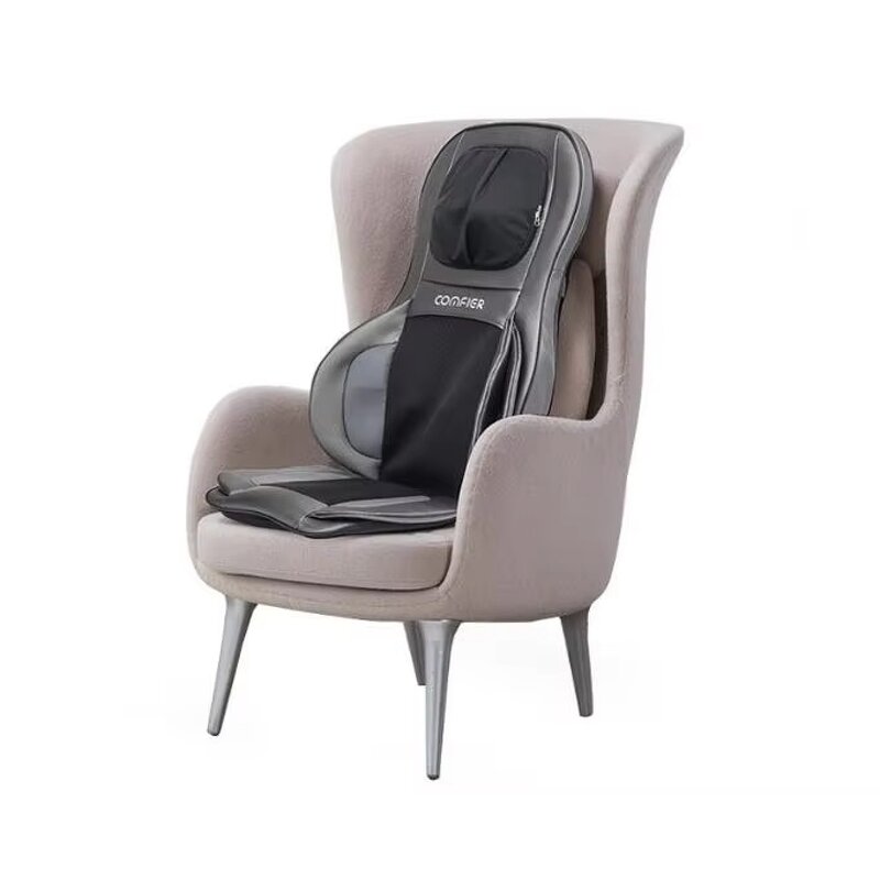 Massage Seat Cushion Manufacturer - Adjustable Neck Rollers with Air 3D Shiatsu Leather with Heating