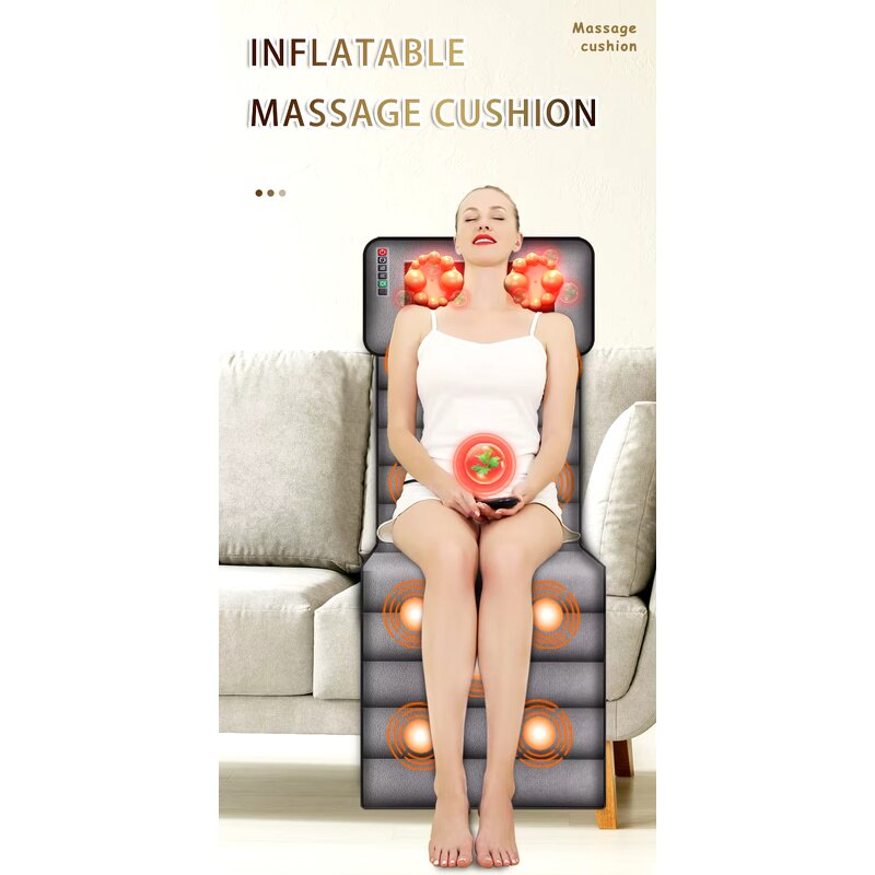 Massage Cushion Manufacturer - Home Use Portable Heating Vibration for Neck Back Shoulder 3 Levels