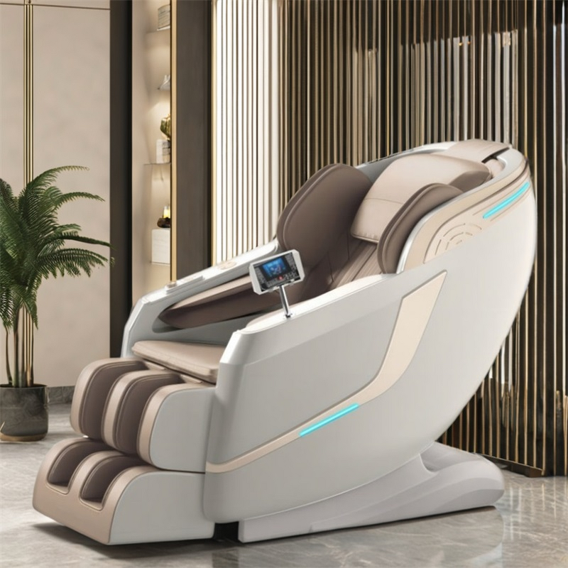 Massage Chair Manufacturer - MC27 Black Green SL Track 3D for Household