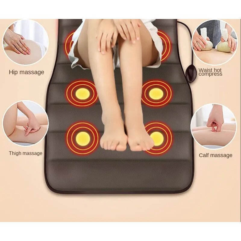 Massage Cushion Manufacturer - Adjustable Full Body with 10 Vibrating Nodes Heat for Neck Back