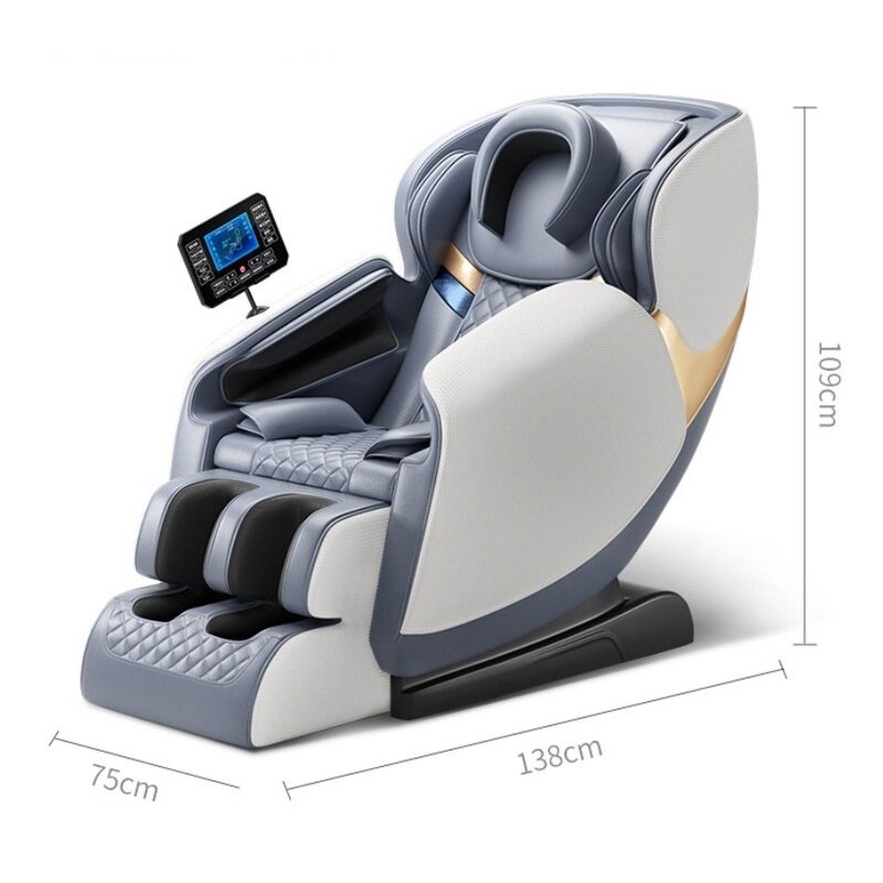 Massage Chair Manufacturer - MC01A 8D White Full Body Zero Gravity