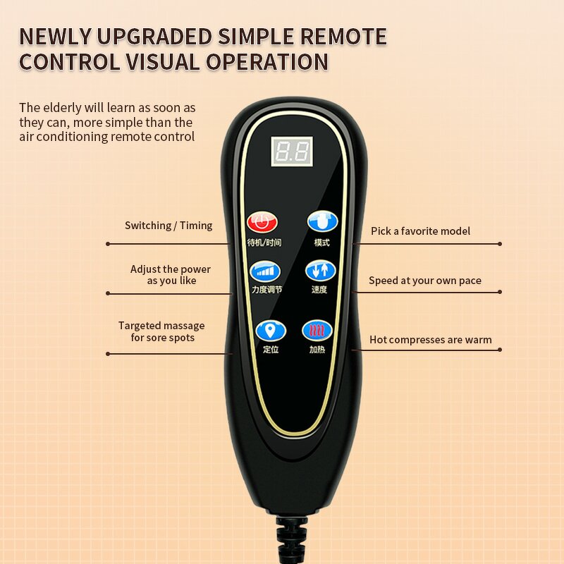 Massage Pillow Manufacturer - Full Body Comfortable Cushion Bed Mat with Electric Heating Vibration