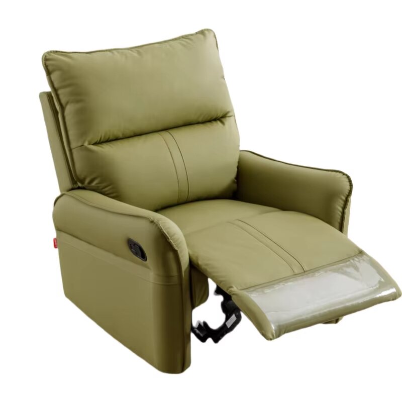 Massage Chair Manufacturer - High Quality Customizable Modern Recliner Green Synthetic Leather Extendable Foldable