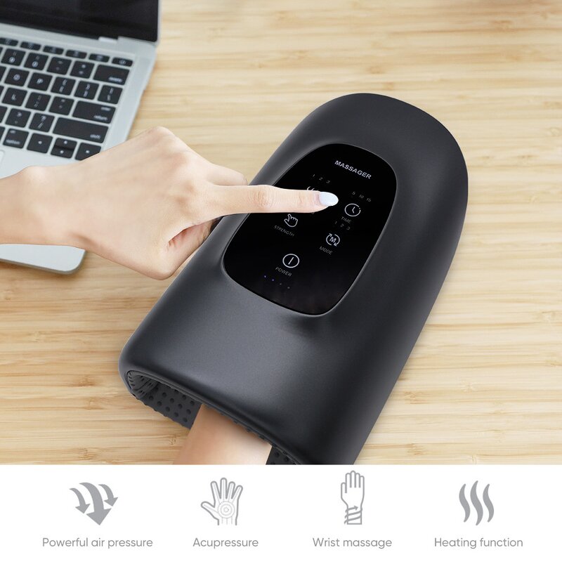 Hand Massager Manufacturer - Cordless Air Compression Electric with Heating Therapy for Fingers