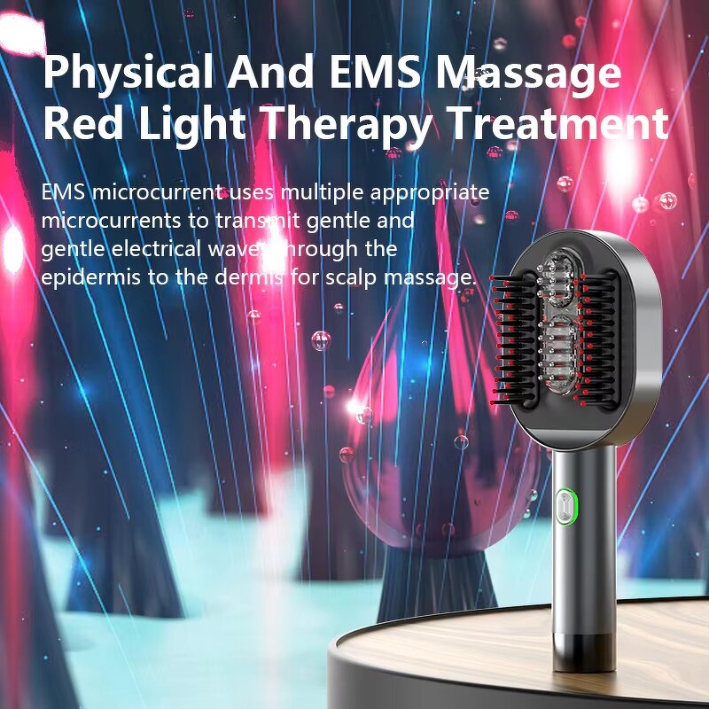 Scalp Massager Manufacturer - Portable Waterproof Rechargeable Hair Oil Applicator Head Brush for Hair Growth