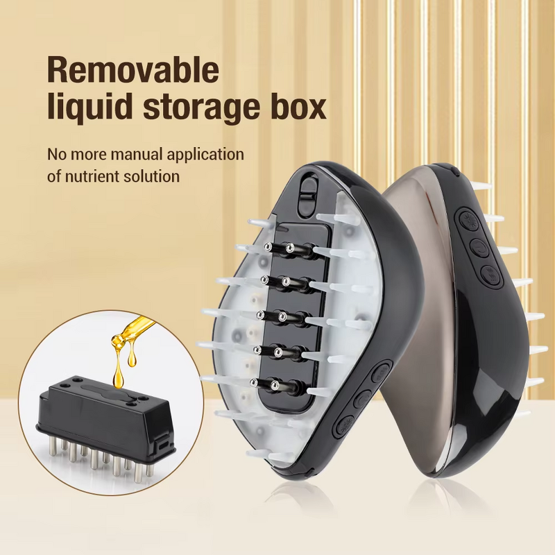 Electric Scalp Massage Comb - 2025 Portable Hair Growth Relaxing Brush