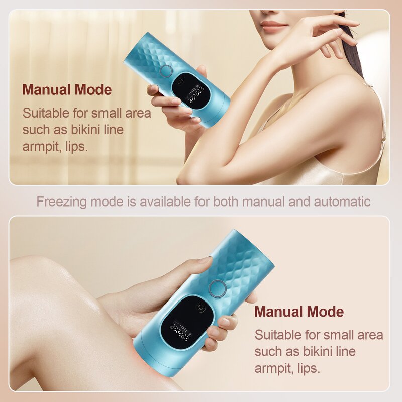510 K IPL Laser Epilator - Ice Cool Stainless Steel Painless Hair Remover