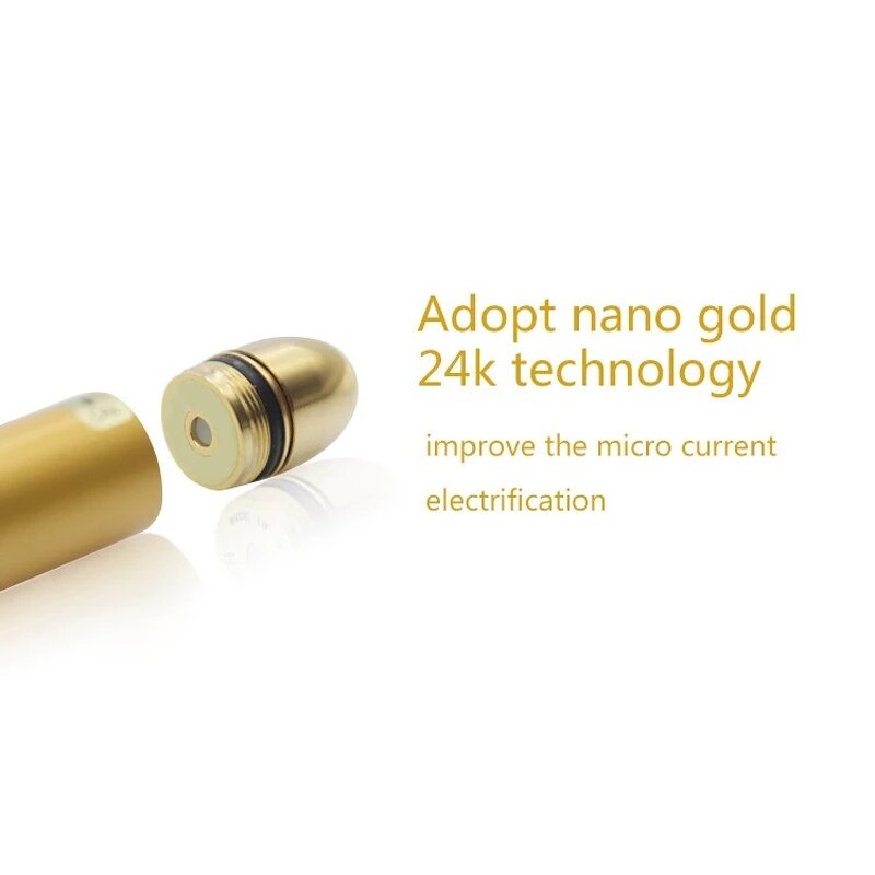 2 in 1 Face Massager - Golden 3D Roller T Shape Arm Eye Nose Tool