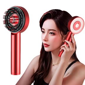 Red Light Therapy Hair Comb - Infrared Laser Anti-Hair Loss Massage Brush