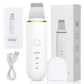 Rechargeable Comedones Extractor - Facial Skin Lifting Scrubber Spatula