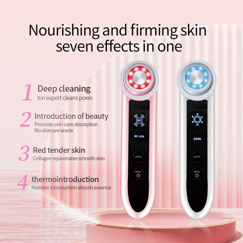 RF Facial Massager - 2025 New Home Use Face Lifting Device for Women