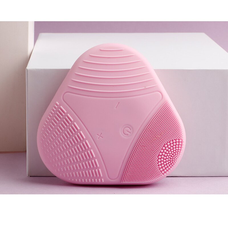 Silicone Electric Facial Brush - Waterproof Deep Pore Exfoliating Cleaner