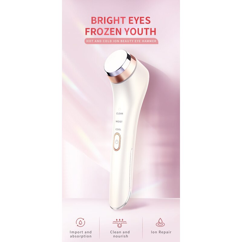 Eye Cream Booster Wand - 40 Degree Heat Vibration Fine Lines Remover