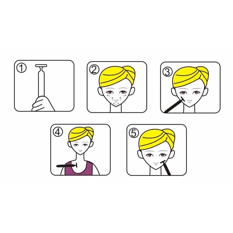 2 in 1 Face Massager - Golden 3D Roller T Shape Arm Eye Nose Tool