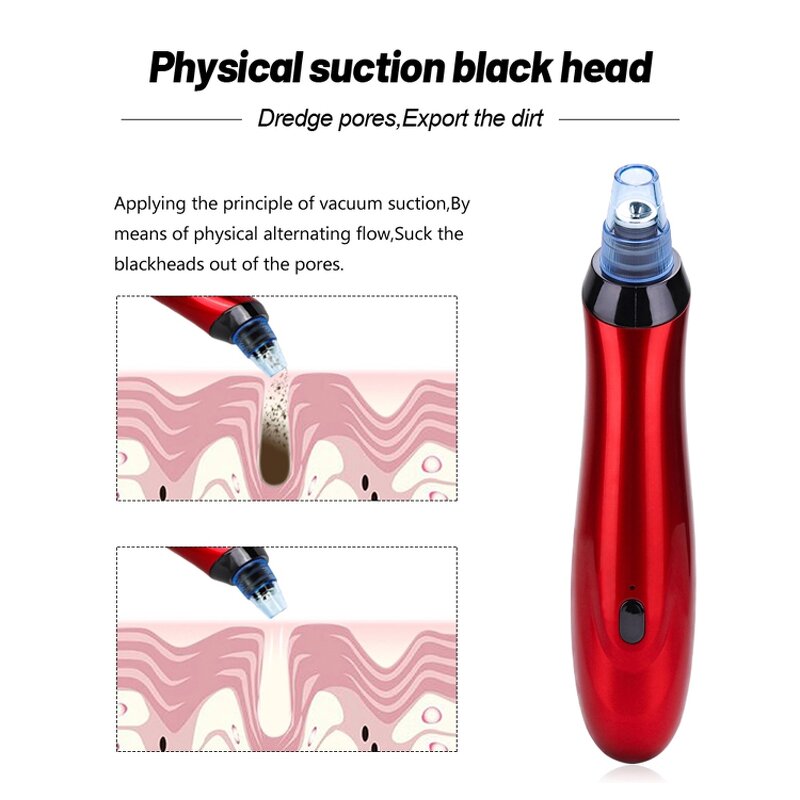 Electric Pore Vacuum Cleaner - OEM Strong Suction Blackhead Extractor
