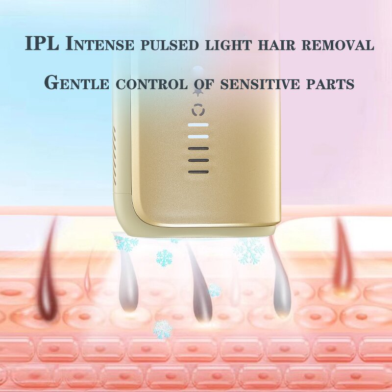 IPL Handheld Hair Removal - Quartz Lamp Cool Function US Plug Device
