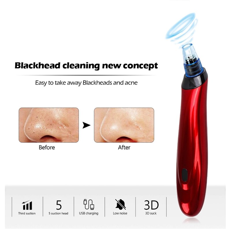 Wireless Pore Cleaner - Original Factory Acne Care Blackhead Remover