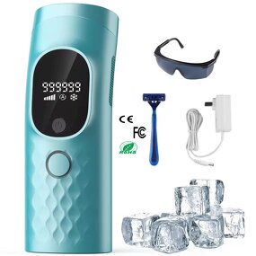 510 K IPL Laser Epilator - Ice Cool Stainless Steel Painless Hair Remover