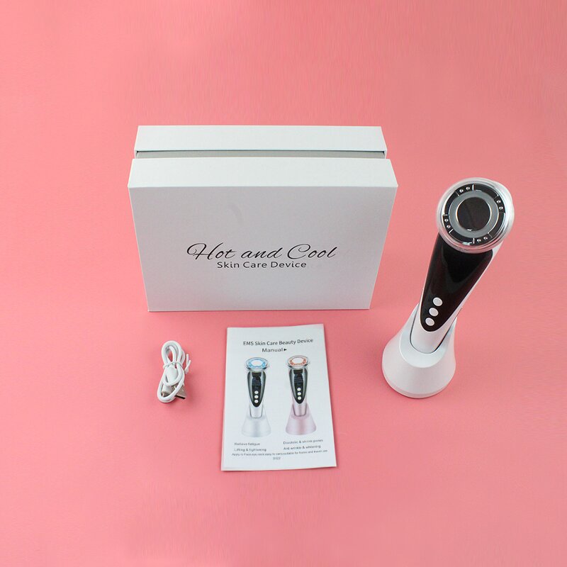 5 in 1 EMS Facial Massager - Home Use Anti-Aging Skin Tightening Tool