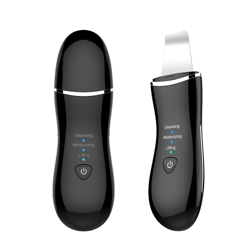 Ultrasonic Skin Scrubber - Shein EMS Face Cleanser Hydra Lifting Device