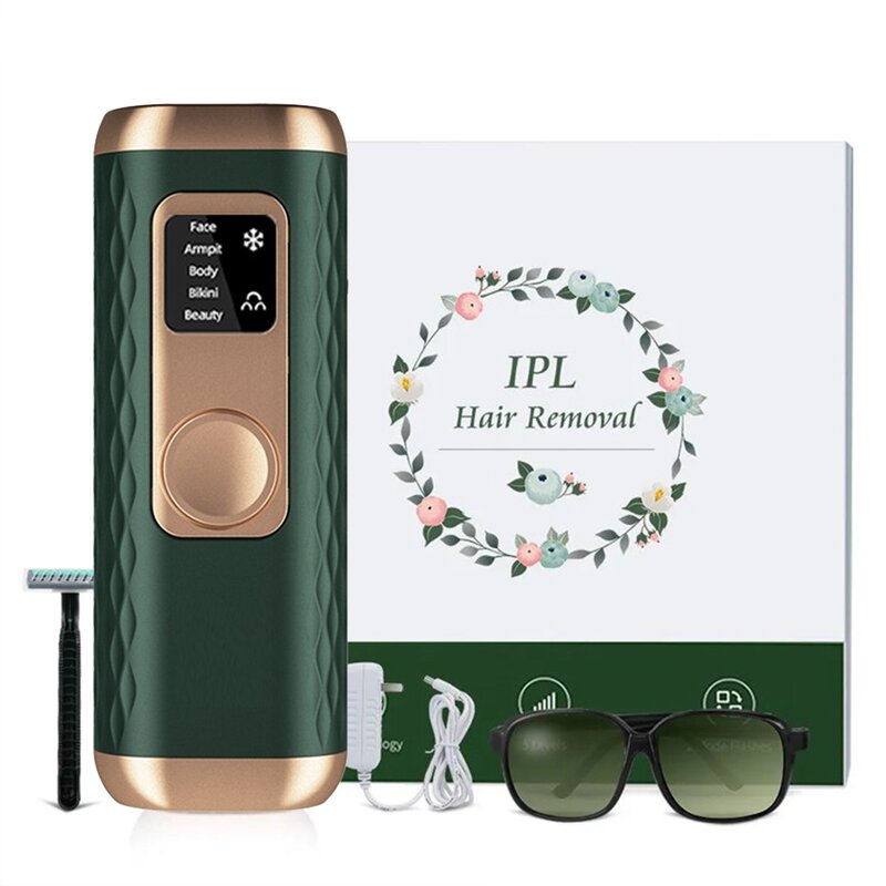Portable LED IPL Laser Hair Remover - New Trends Home Permanent Tool
