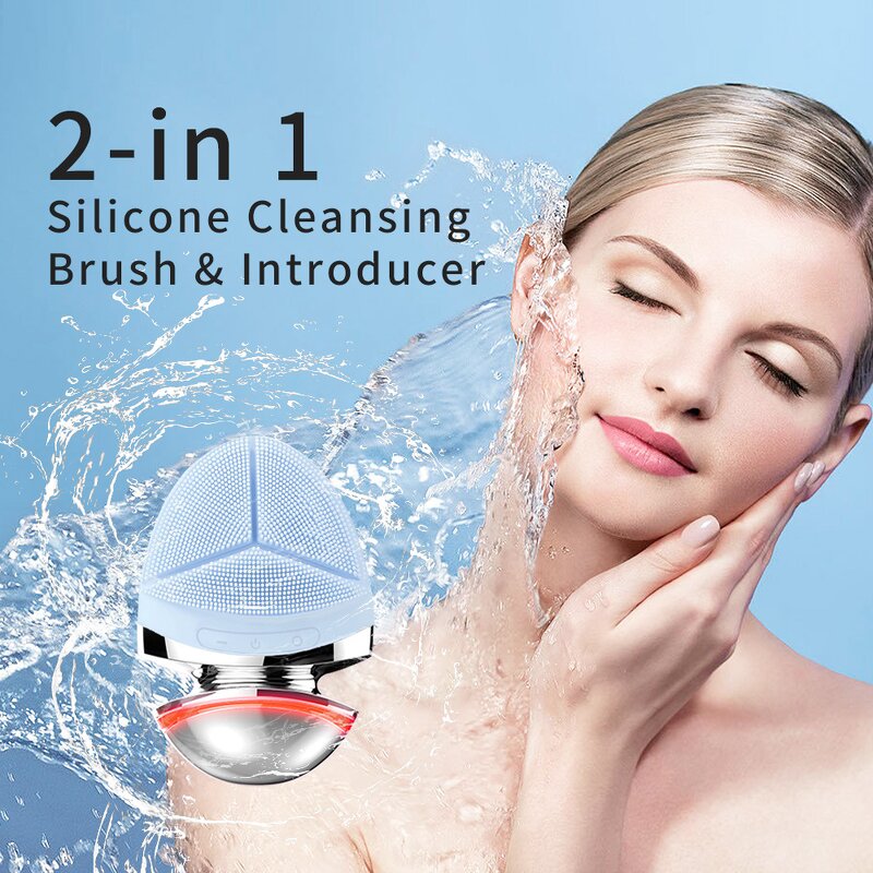 Sonic Electric Makeup Remover Brush - ABS Stainless Steel Pore Exfoliator