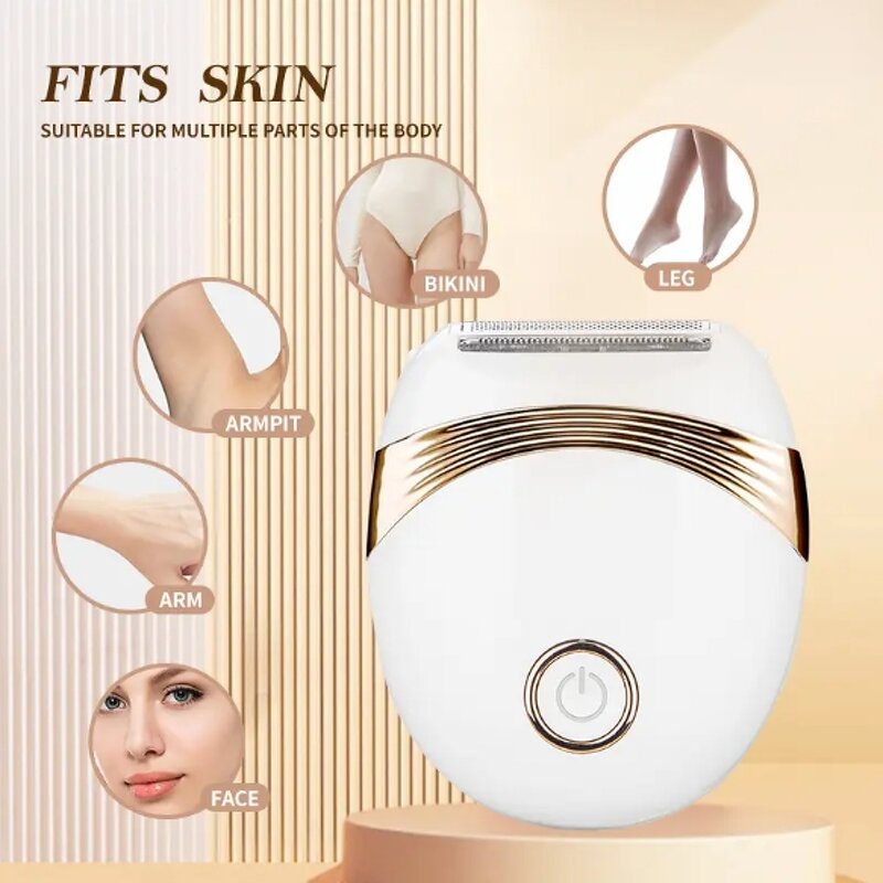 5 in 1 Electric Epilator - Wet-Dry Cordless IPL Face Cleaning Tool