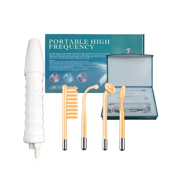 High Frequency Facial Machine - Electrotherapy Wand Acne Wrinkle Remover
