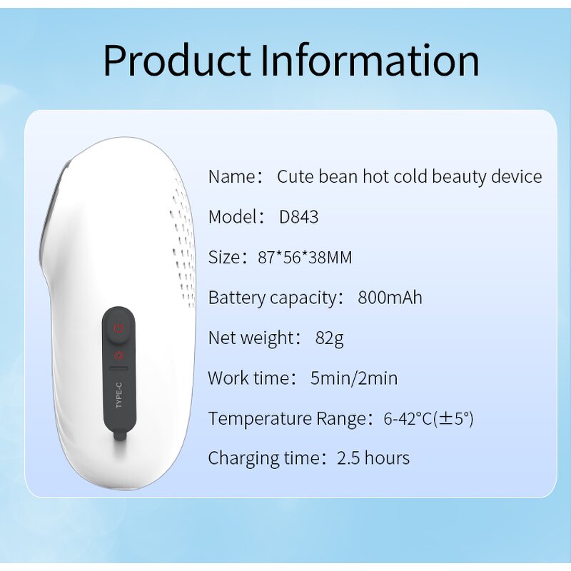 Face Lifting Device - 2025 New Hot Cold Skin Rejuvenation Wrinkle Remover