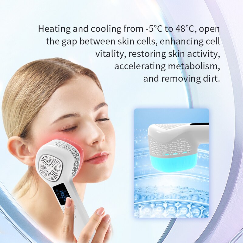 Ice Hammer Instrument - 2025 New Hot Cold Skincare Face Lifting Massager
