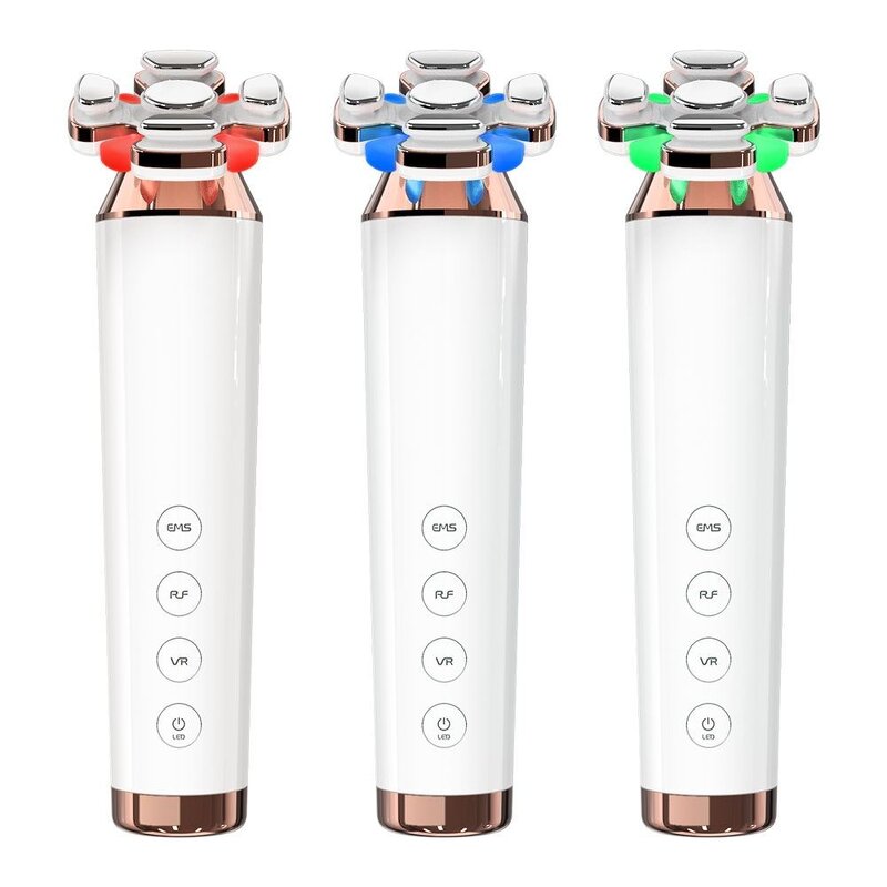 7 in 1 Facial Massager - Electric Hot Cold Face Neck Lifting Device