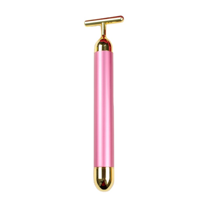 T Shape Electric Beauty Bar - 24k Golden Private Label Facial Massager